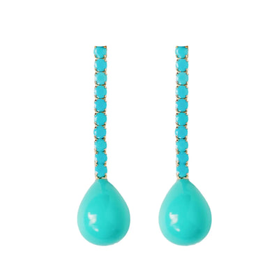Turquoise Swingy Earrings