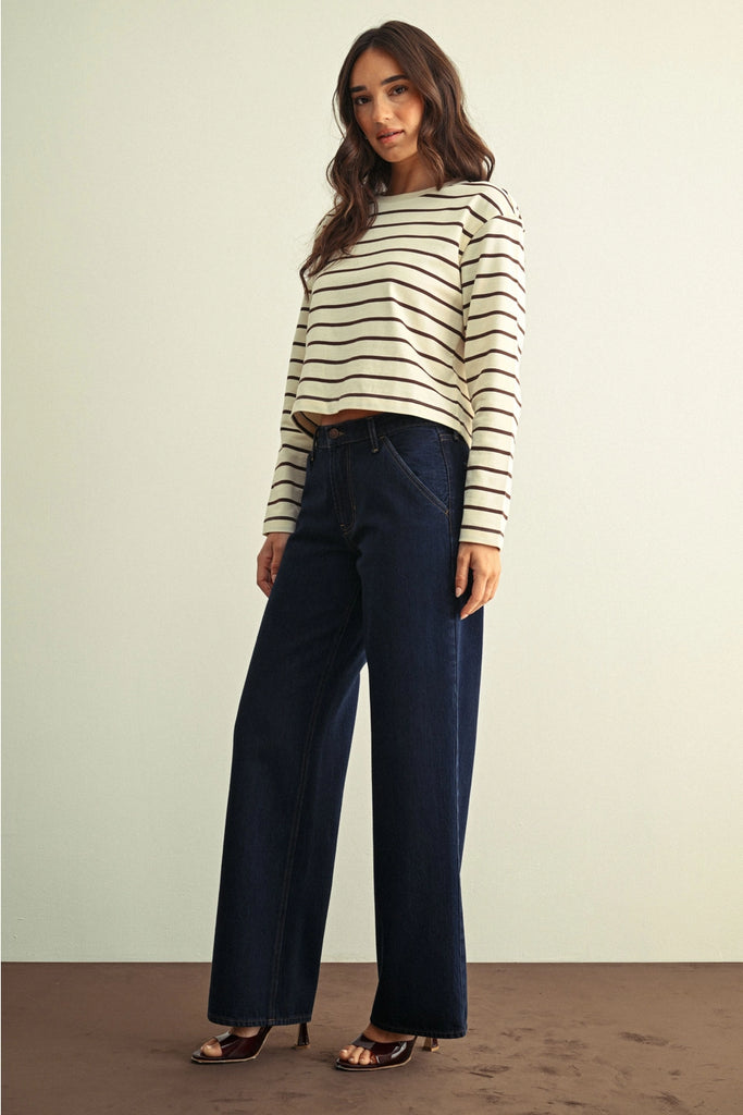 Dark Trouser Pocket Jeans