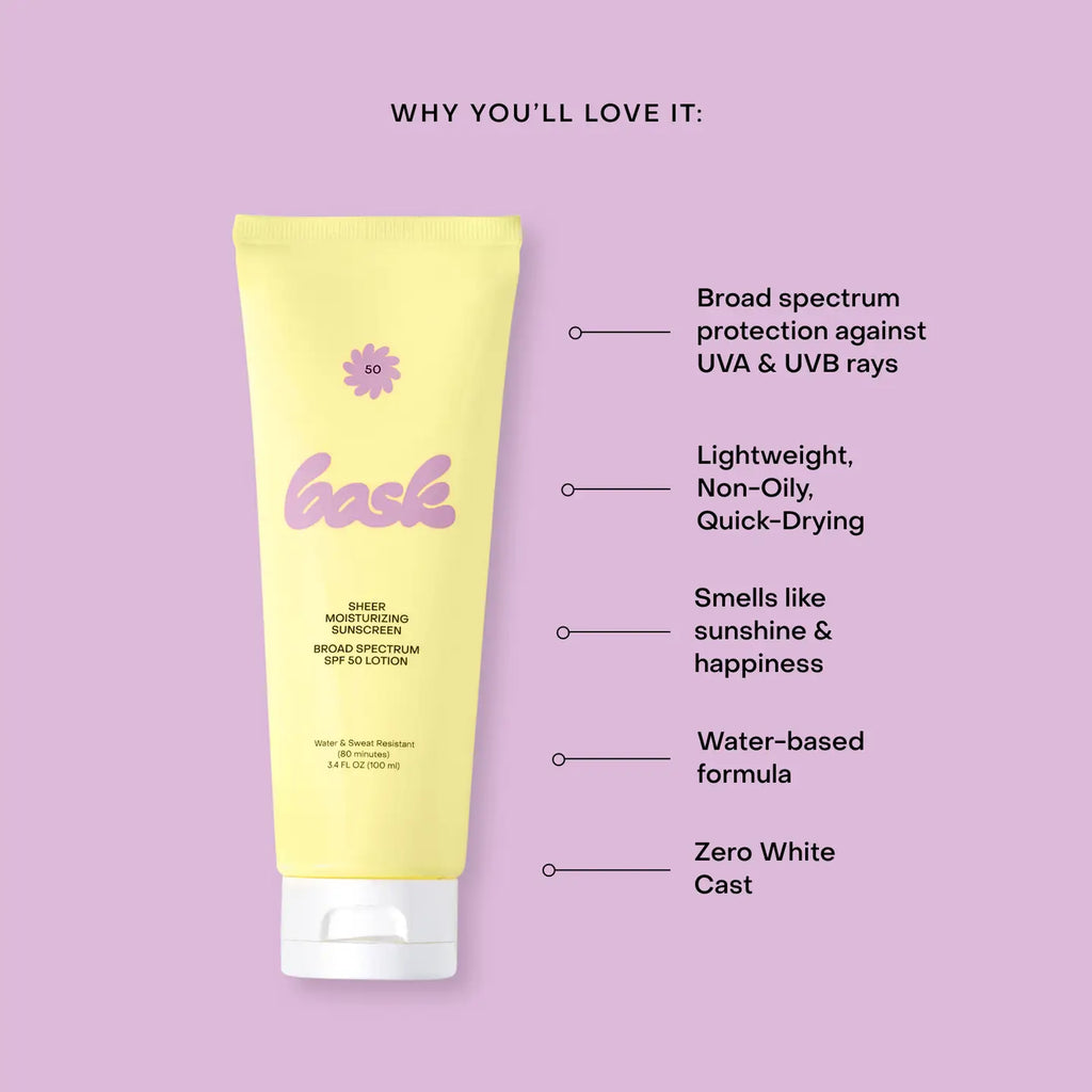 Bask Spf 50 Lotion Sunscreen Travel Size