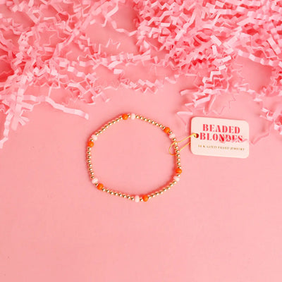Pink & Orange Two Toned Poppi Bracelet