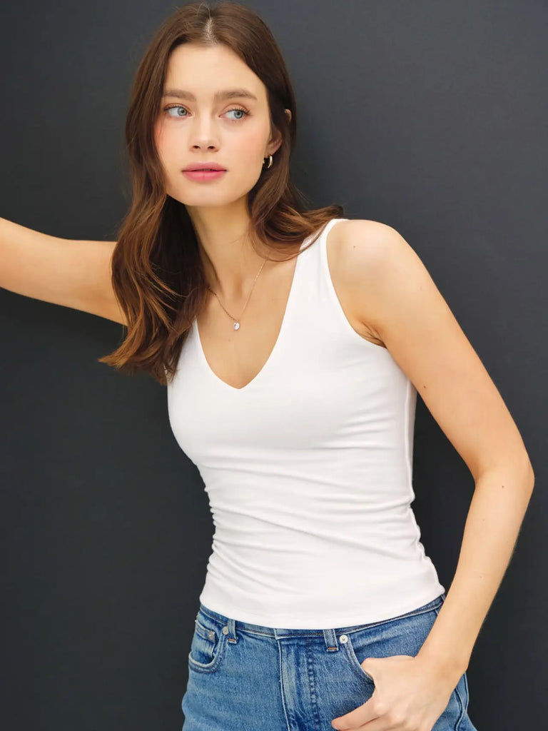 Basic V-Neck Tank