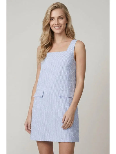 Kiley Striped Swing Dress