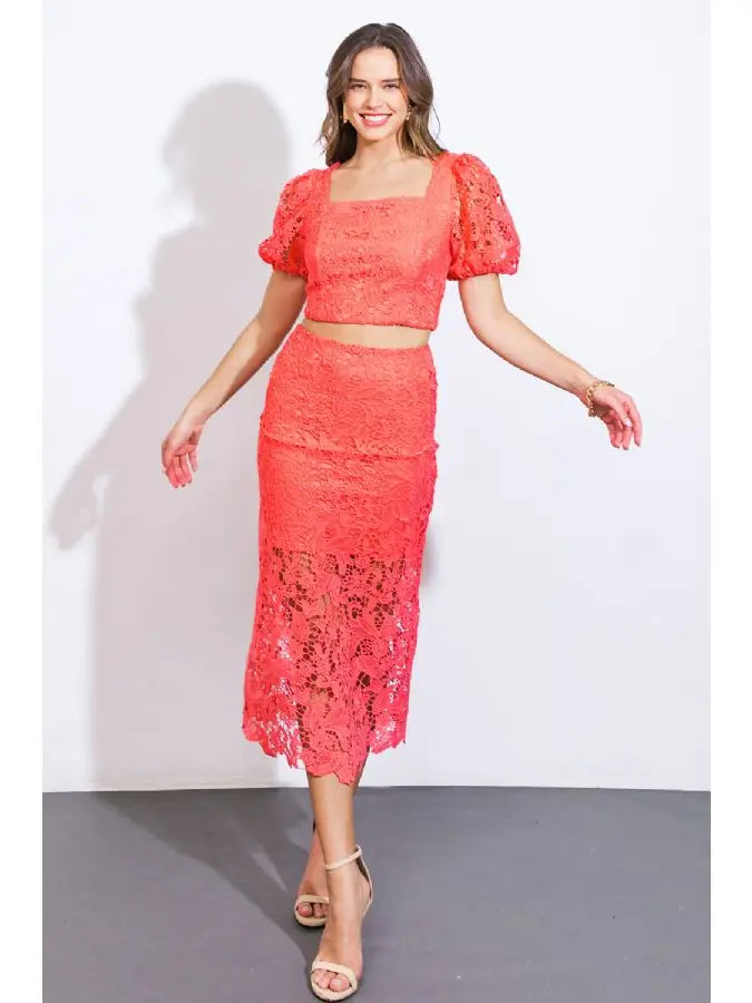 Devin Lace Wedding Set