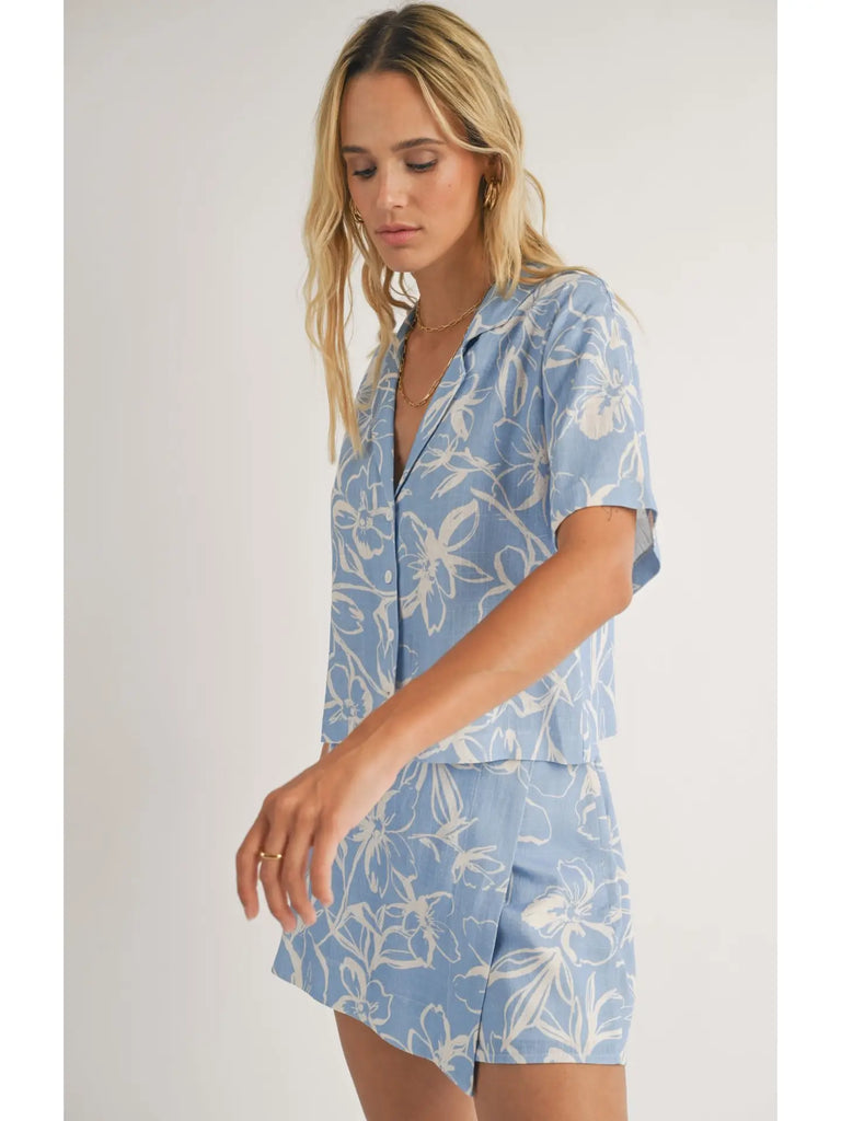 Open Air Wrap Front Skort