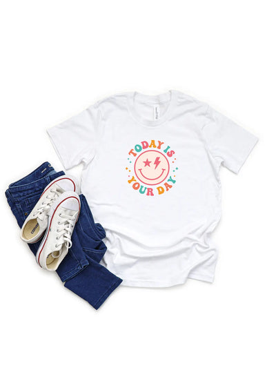 Today Is Your Day Bold Smile Youth Tee