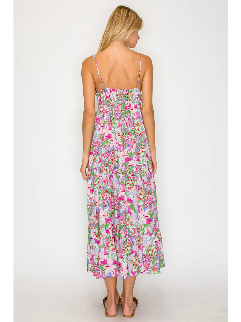Flora of the Thira Maxi Dress