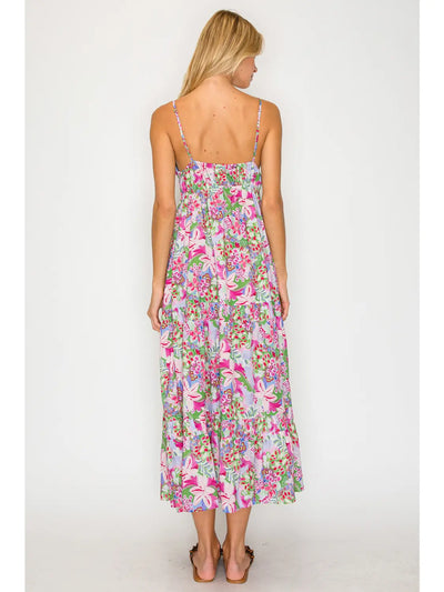 Flora of the Thira Maxi Dress