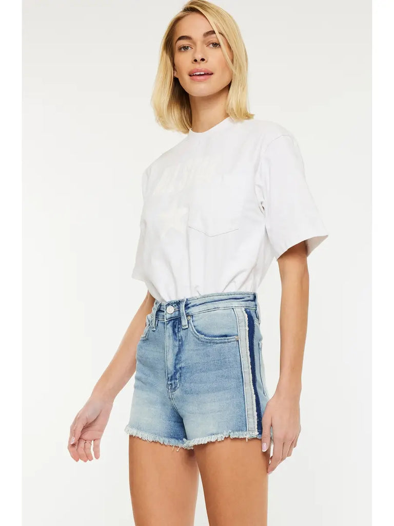 Luna Detailed Denim Shorts