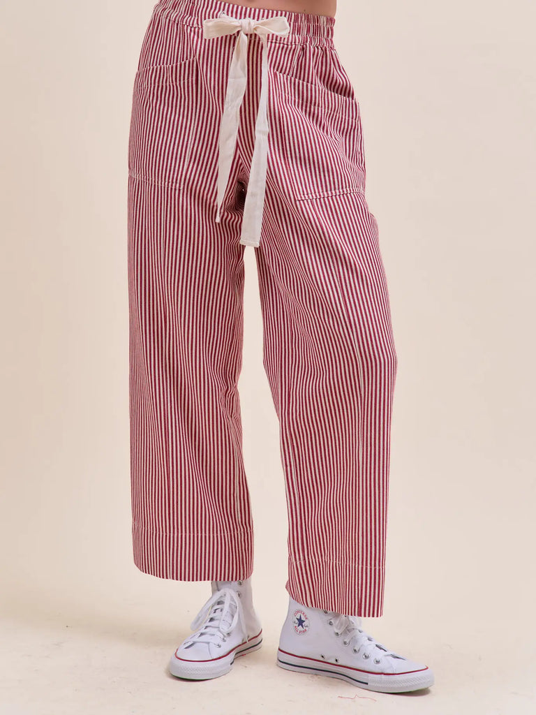 Striped Wide Leg Pants