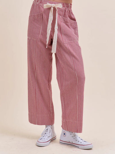 Striped Wide Leg Pants