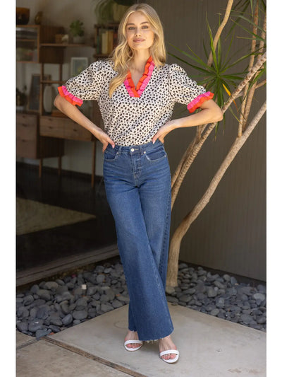 Amber Bright Animal Top