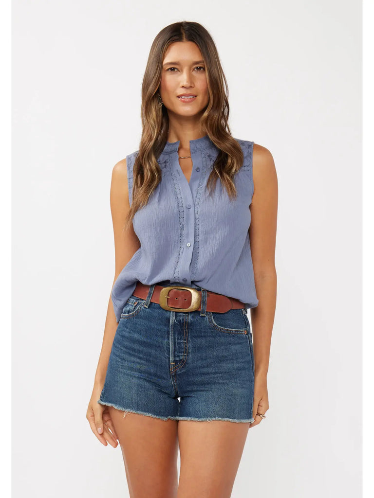 Raquel Button Up Tank