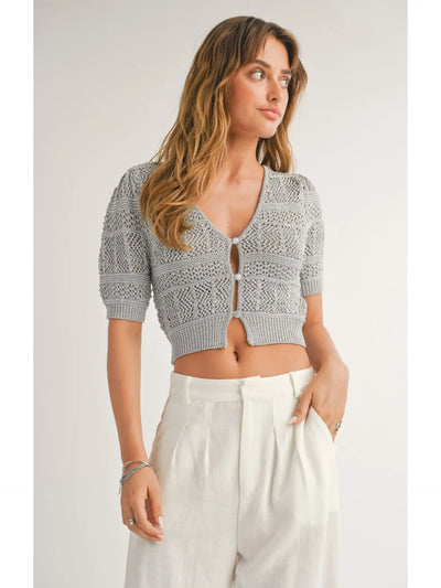 Sylvie Short Sleeve Cardi