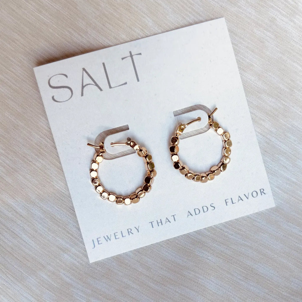 Beaded Hoops