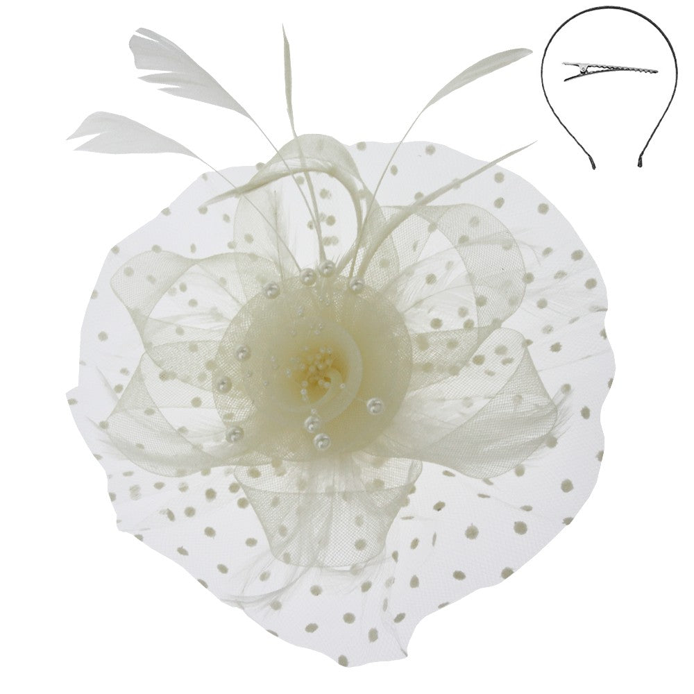 Polka Dot Fascinator