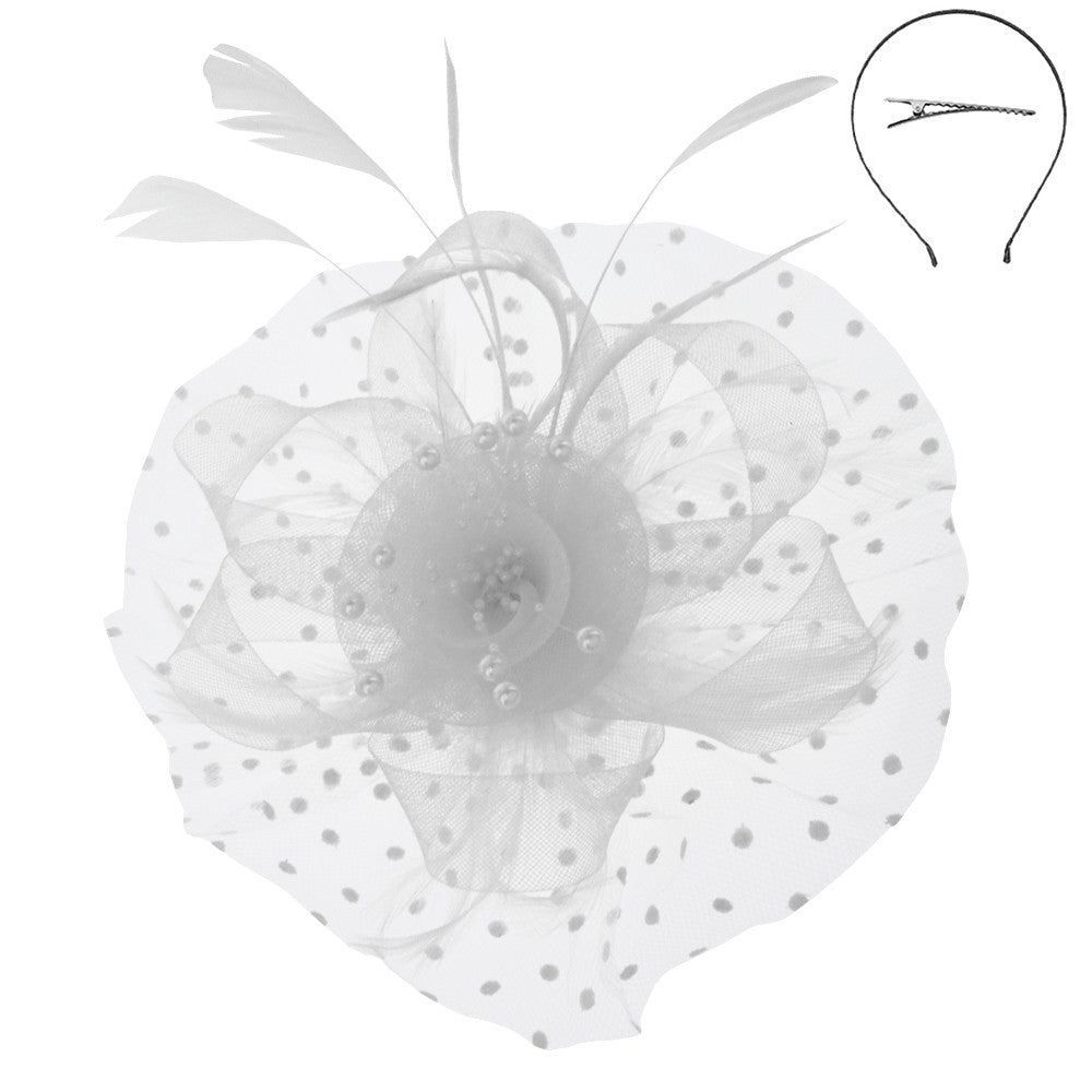 Polka Dot Fascinator