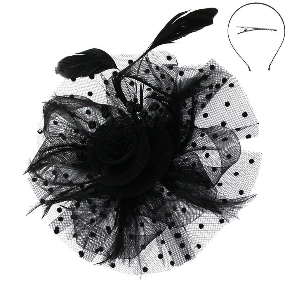 Polka Dot Fascinator