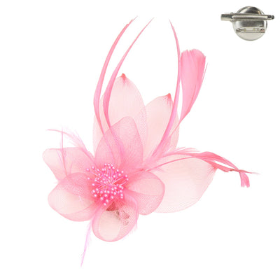 Floral Mesh Hair Fascinator