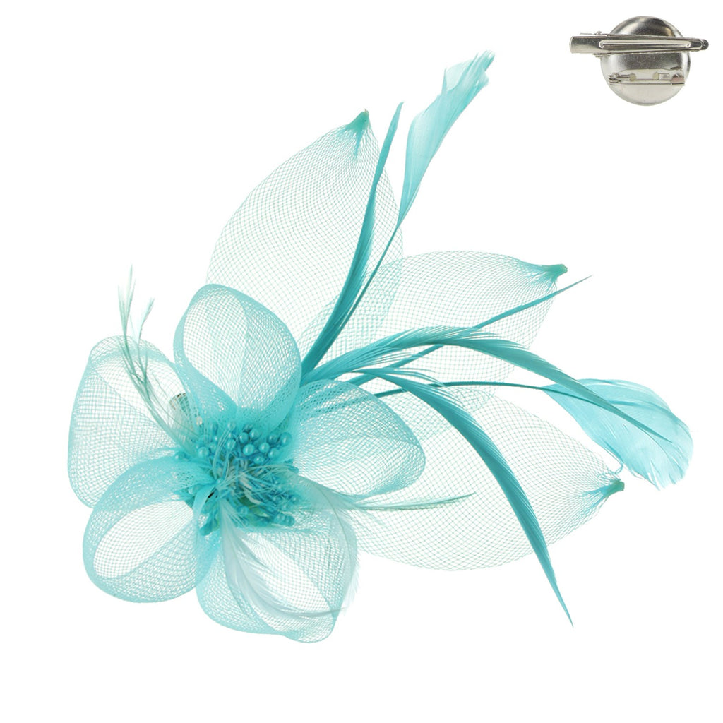 Floral Mesh Hair Fascinator