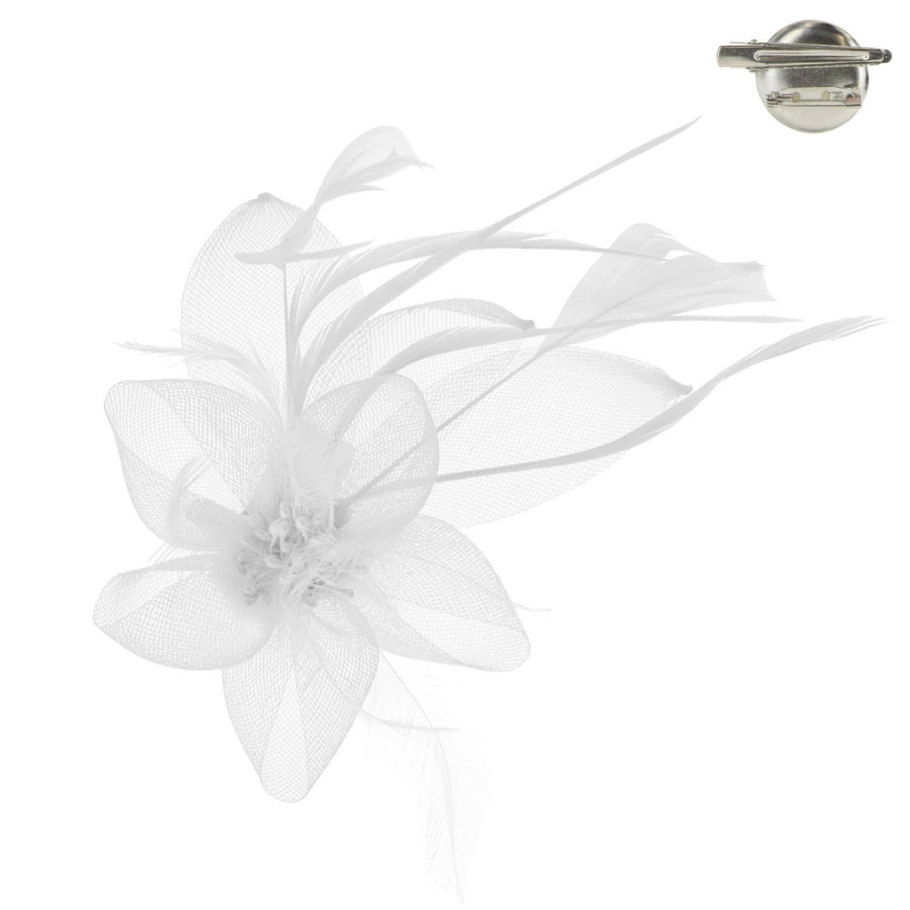 Floral Mesh Hair Fascinator