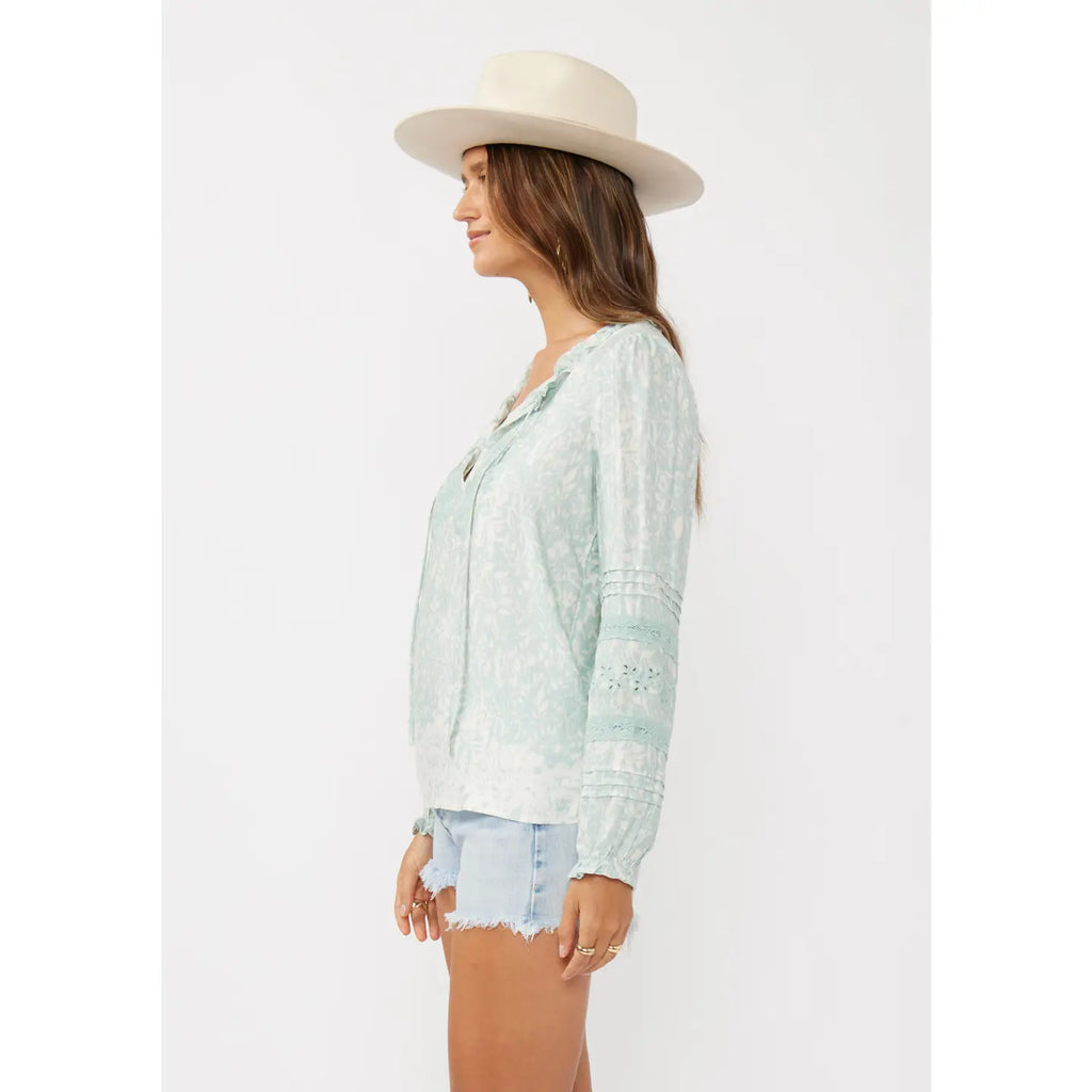 Trace Embroidered Top