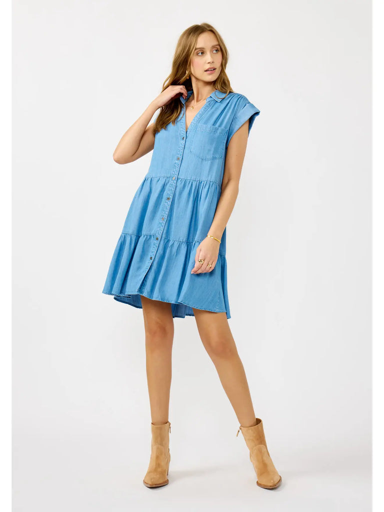 Light Wash Tercel Dress