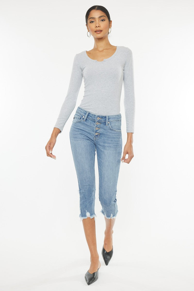 Mid Rise Kancan Jeans