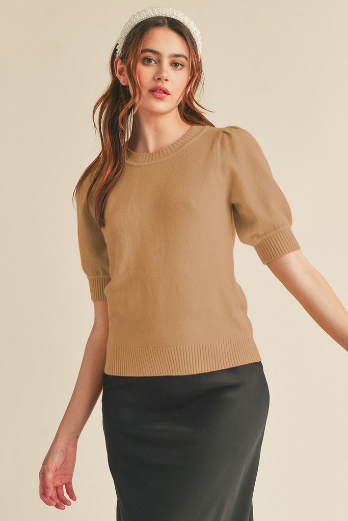 Hazel Puff Sleeve Sweater