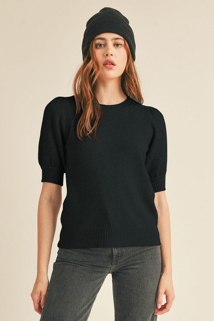 Hazel Puff Sleeve Sweater