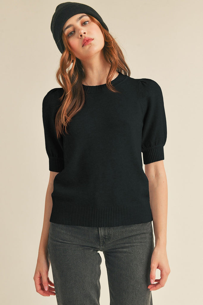 Hazel Puff Sleeve Sweater