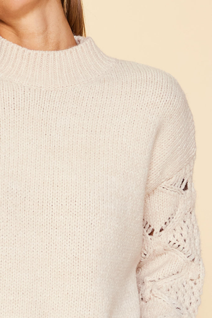 Jane Mock Neck Sweater