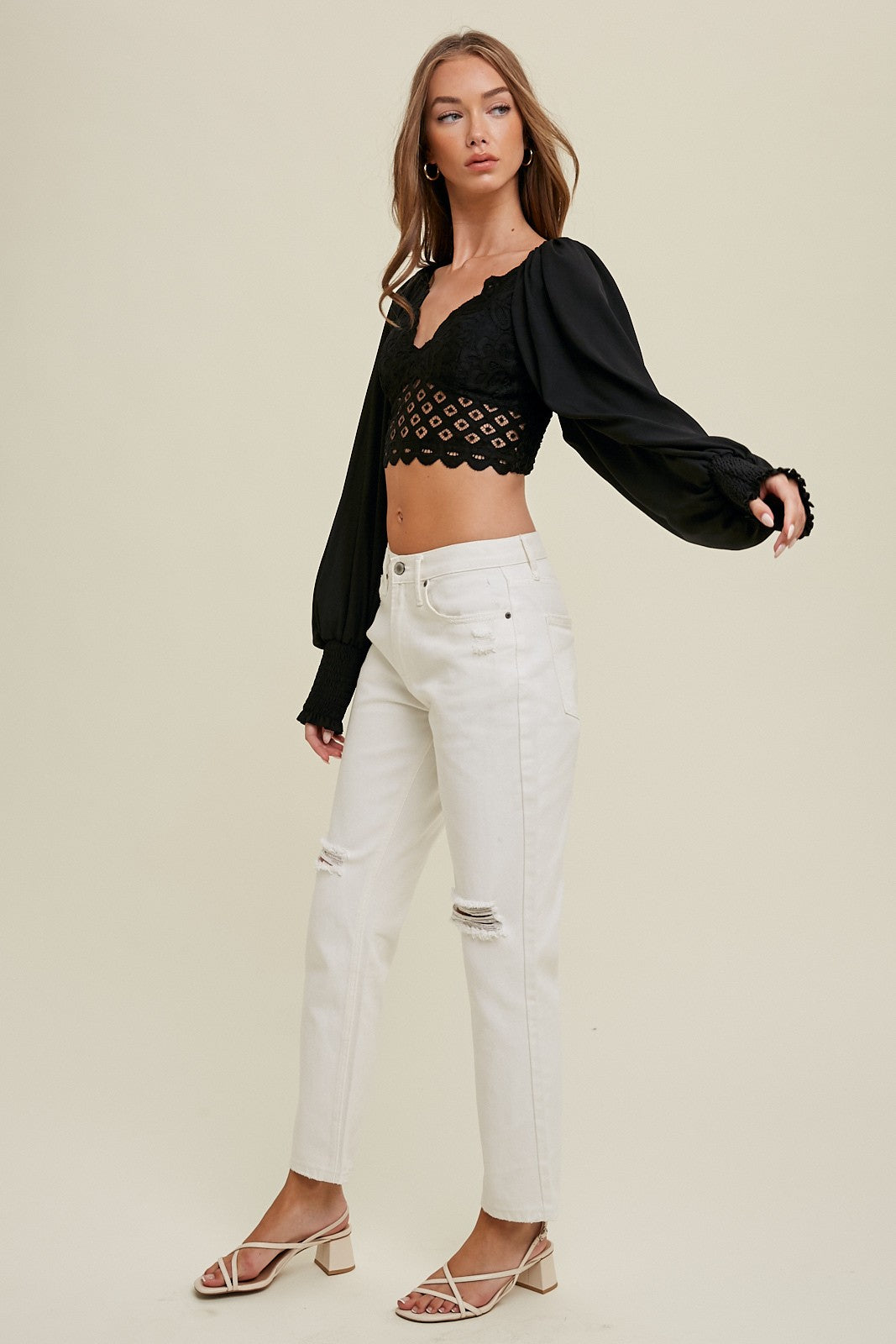 Kasey Lace Top