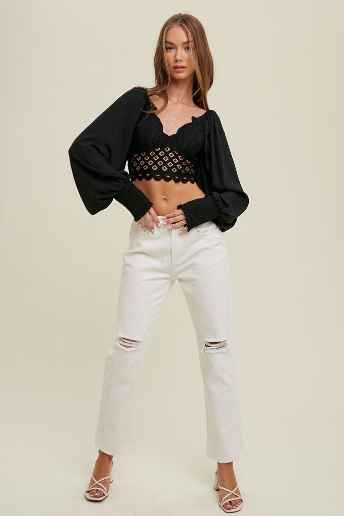 Kasey Lace Top