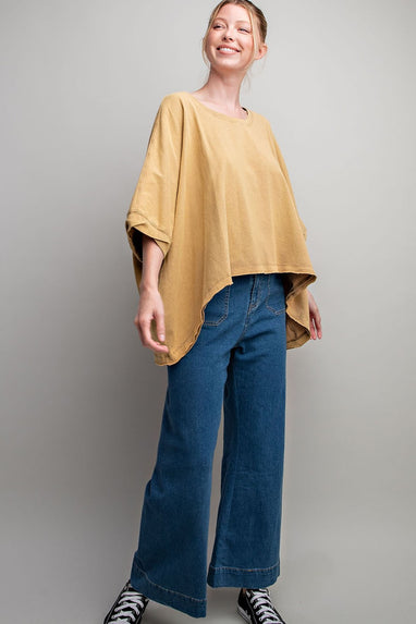 Mineral Washed Oversized Tee