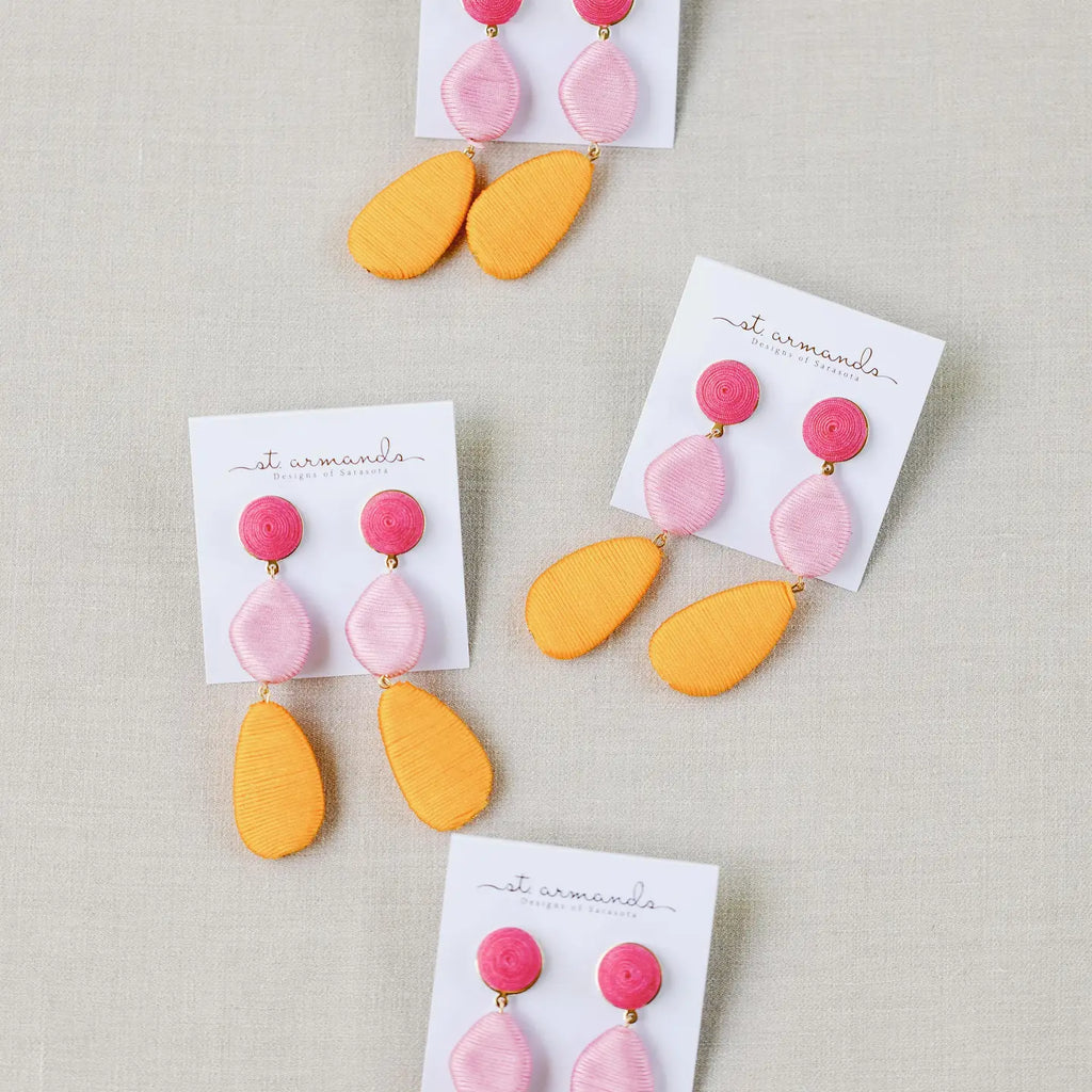 Ombre Lido Statement Drop Earrings