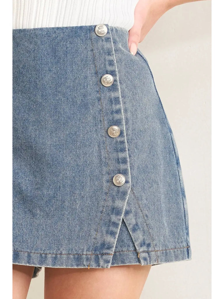 Ilee Washed Skort