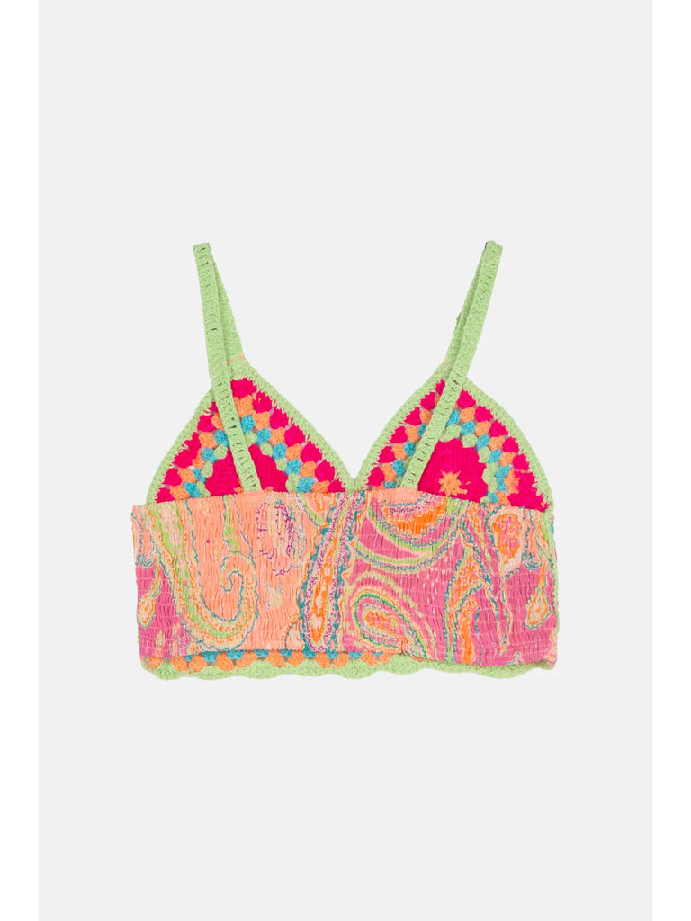 Bahamas Orange Mini Skirt Set