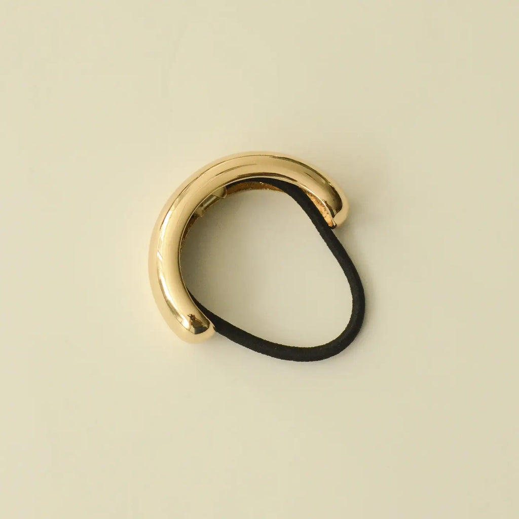 Wide Metal Cuff Hair Tie