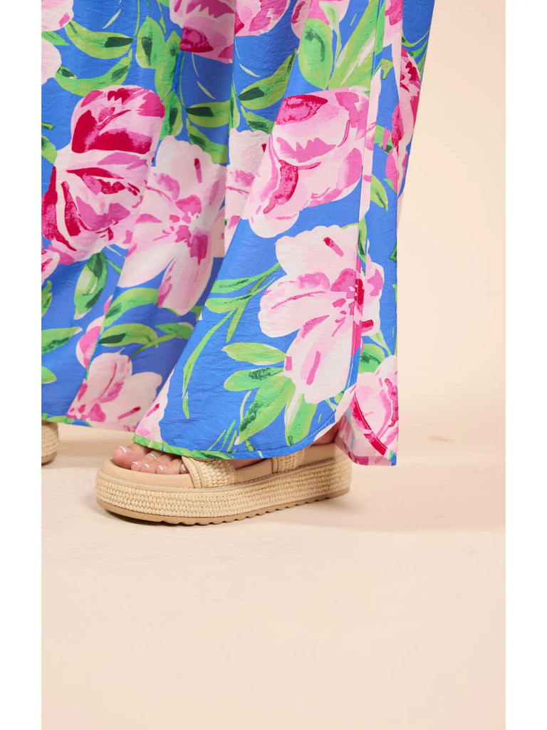 Technicolor Elastic Waist Pants