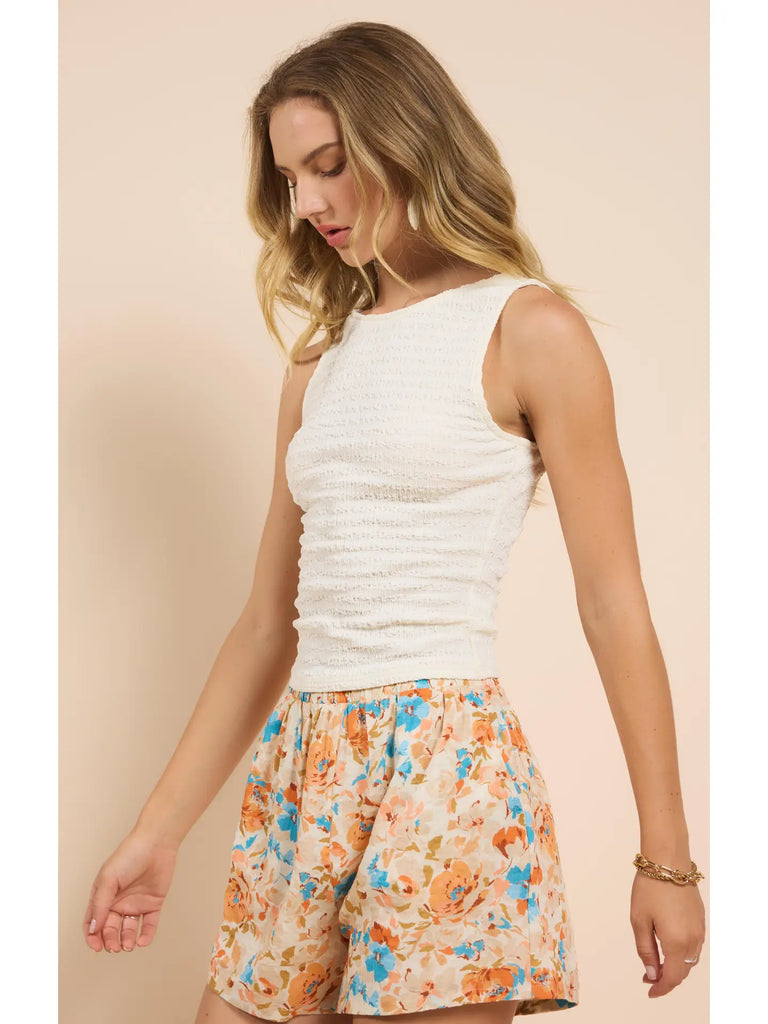 Howdy Honey Textured Knit Tank