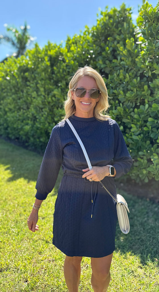 Cable Knit Mini Dress