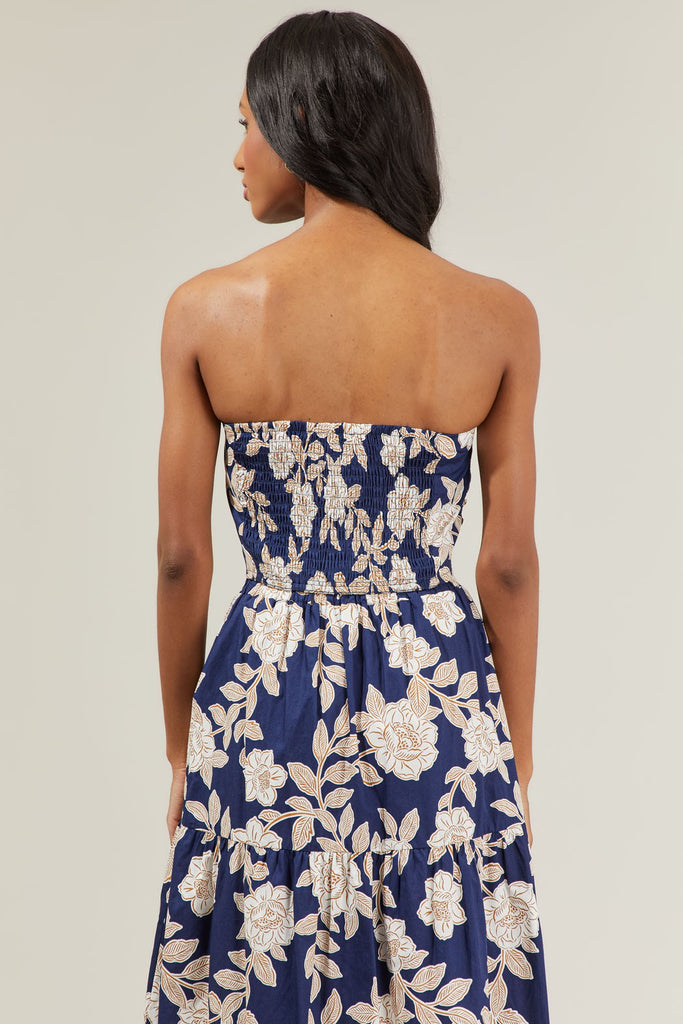 Lilo Night Tropics Pleated Tube Top