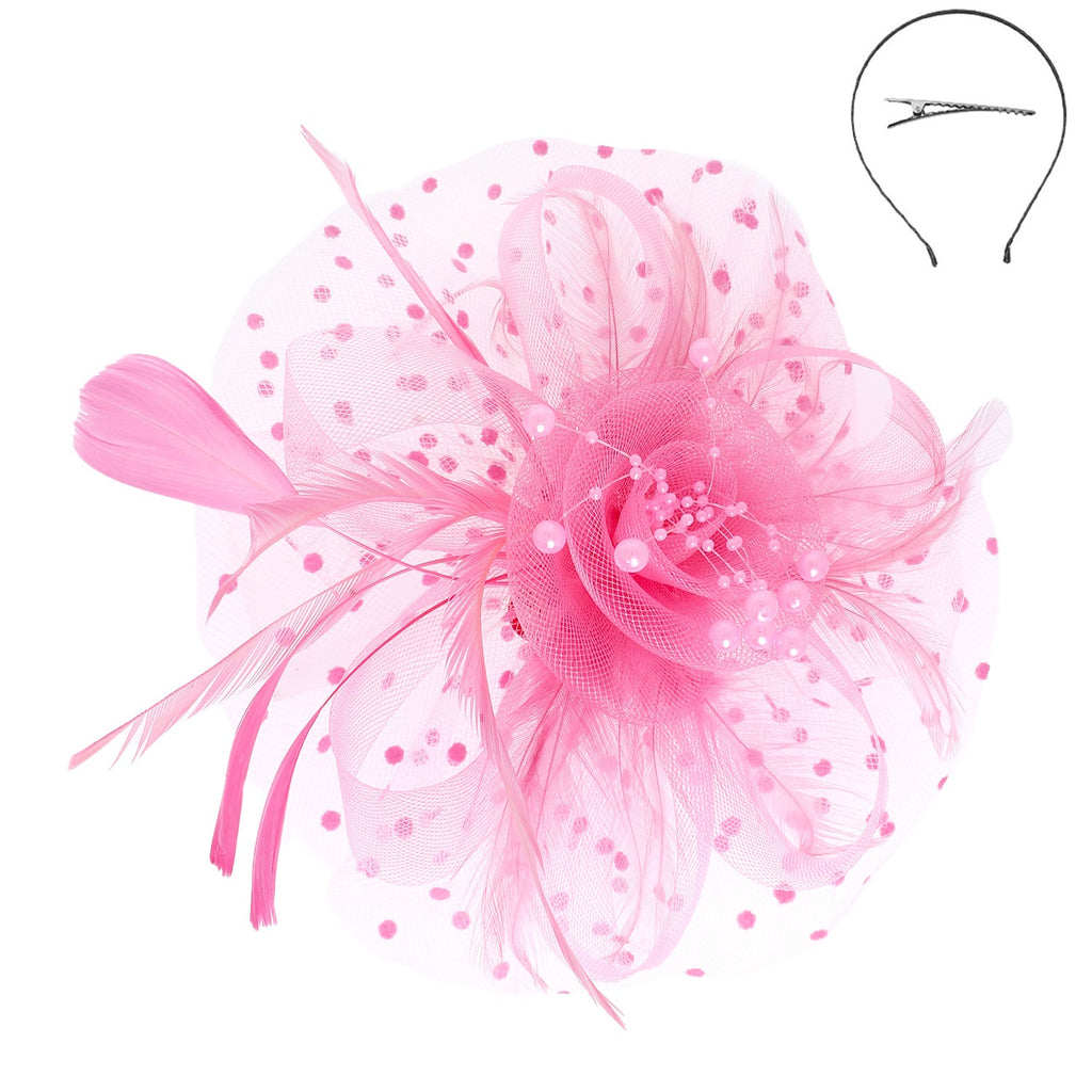 Polka Dot Fascinator