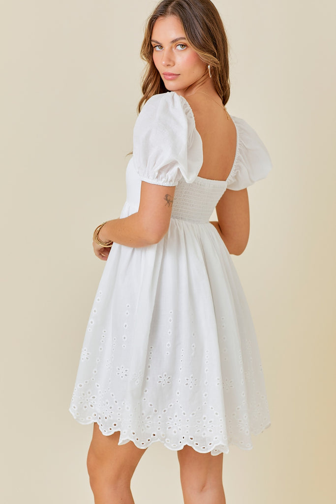 Caitlyn Eyelet Dress