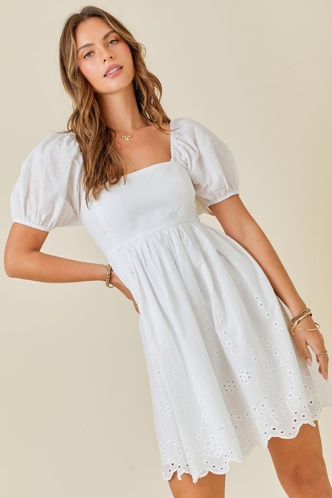 Caitlyn Eyelet Dress