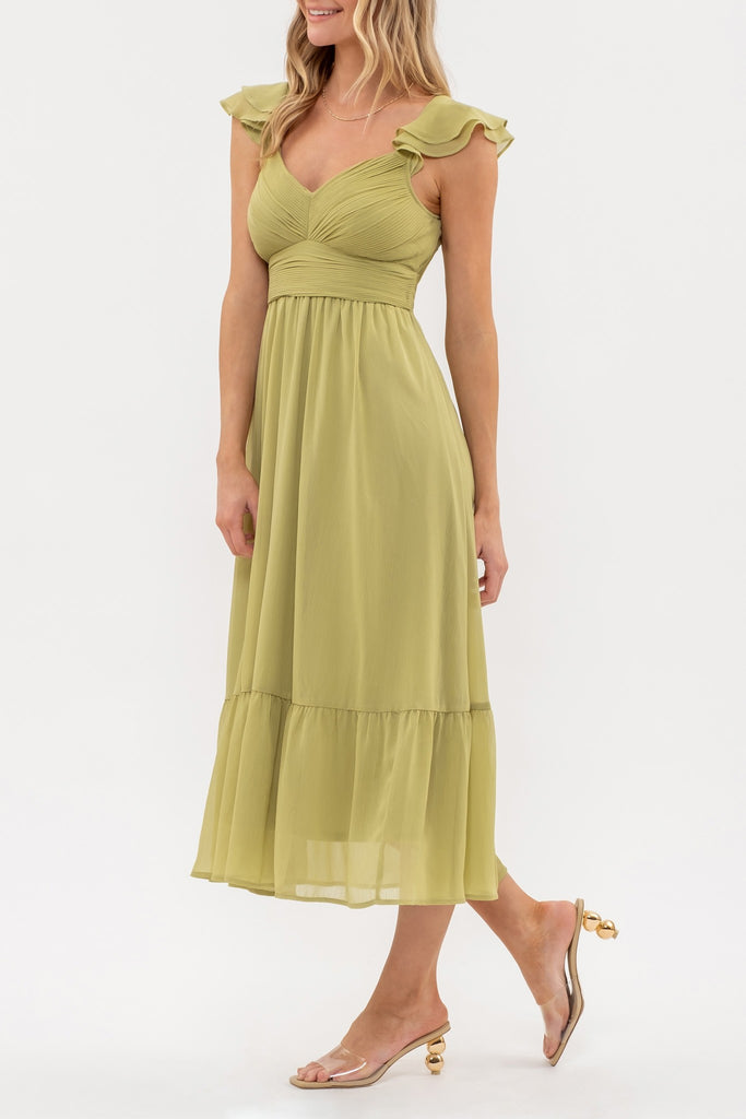Denise Flowy Midi Dress