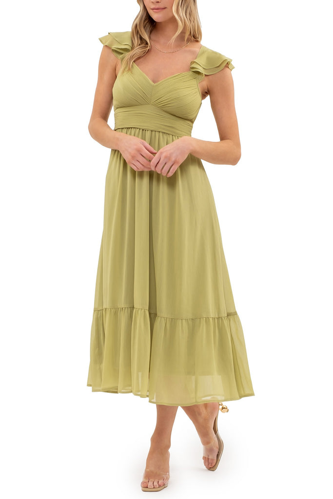 Denise Flowy Midi Dress