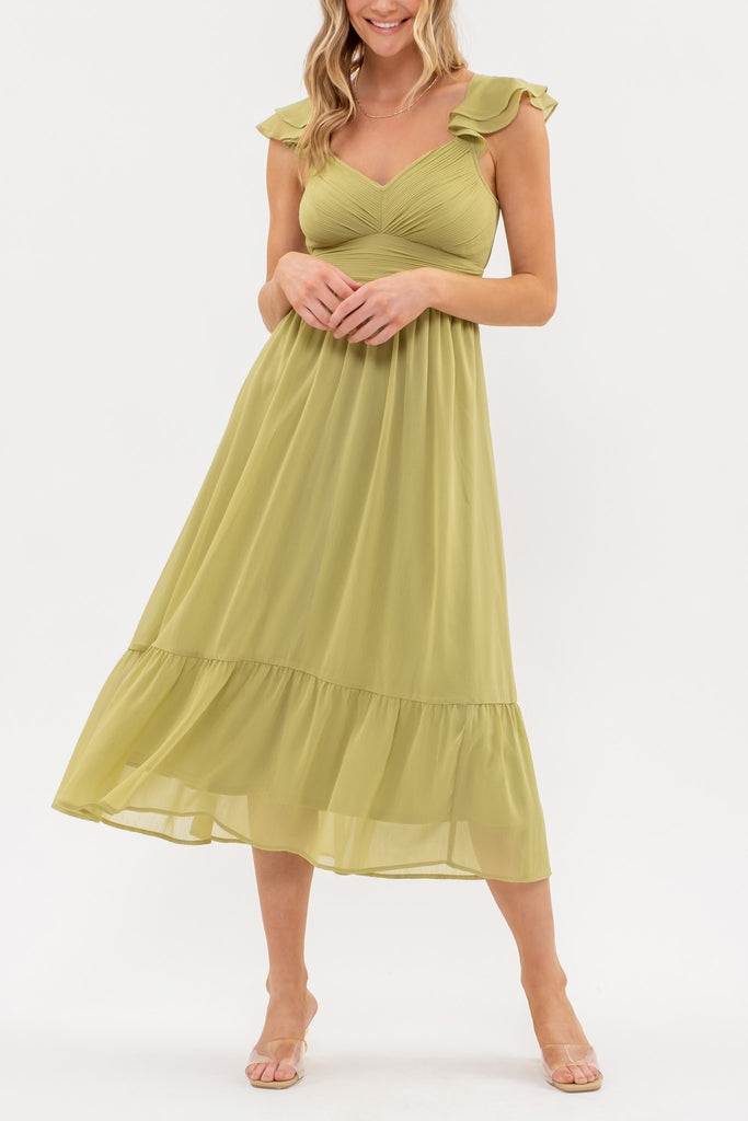 Denise Flowy Midi Dress