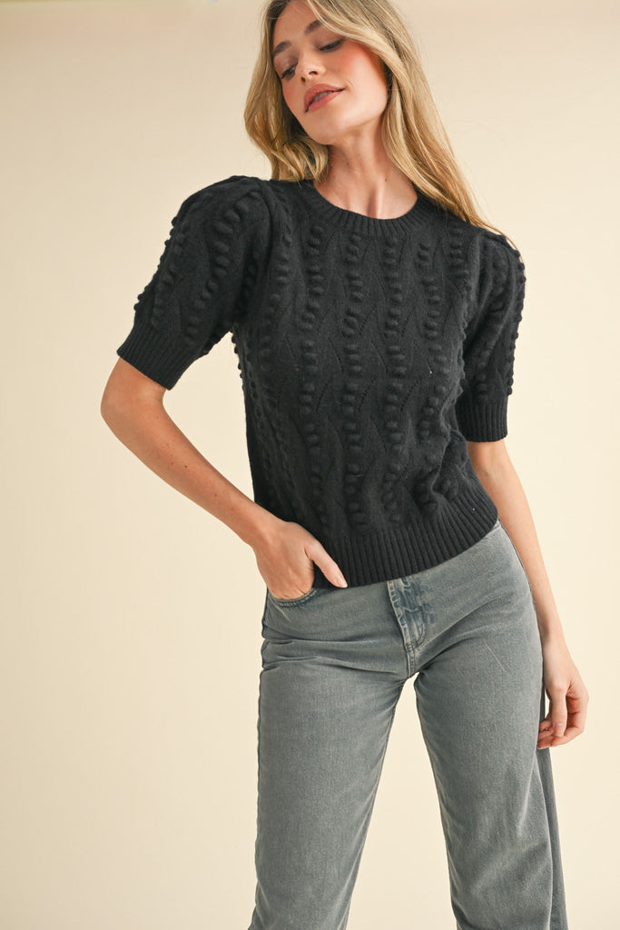 Susie Pointelle Sweater