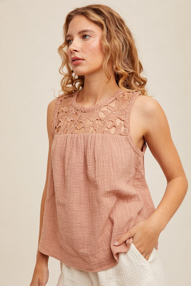 Jovie Lace Detail Tank